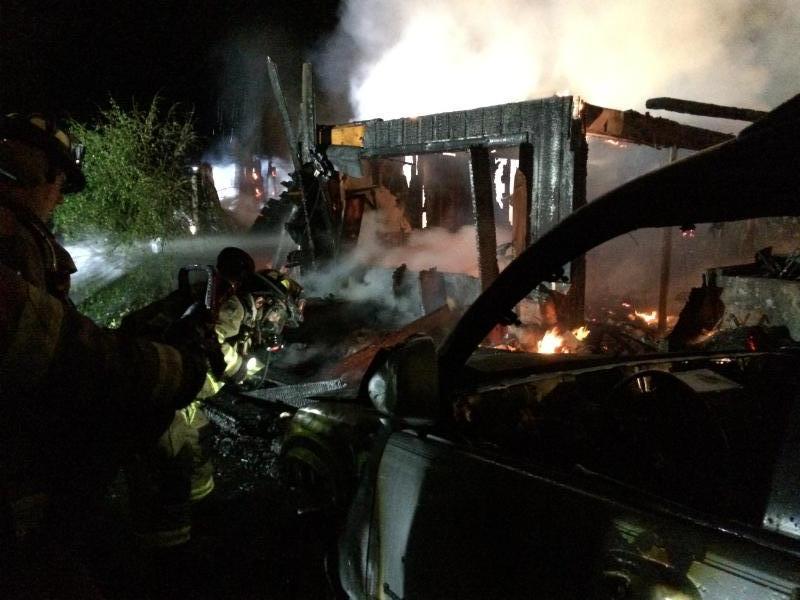 May 24, 2015 - Structure Fire - Steven Smith Drive, Putnam Valley NY  Photo Courtesy of A. Proetta Jr.